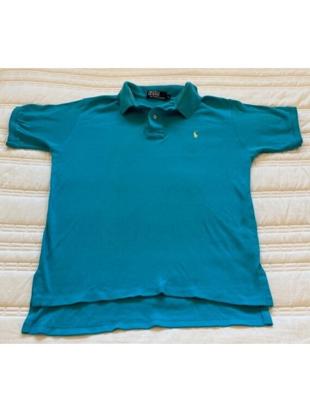 Polo Ralph Lauren Men’s Collared Short Sleeve Shirt Classic Fit Turqoise Nova